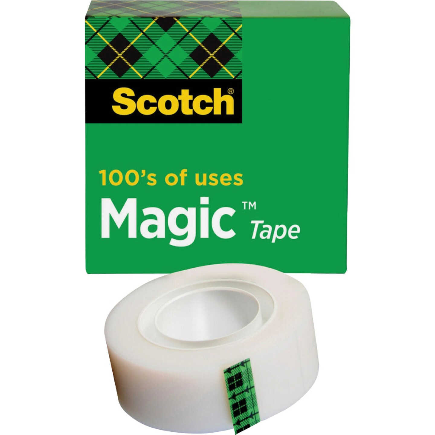 Scotch Magic Transparent Tape in Dispenser - 3/4'' x 650'', 1'' Core